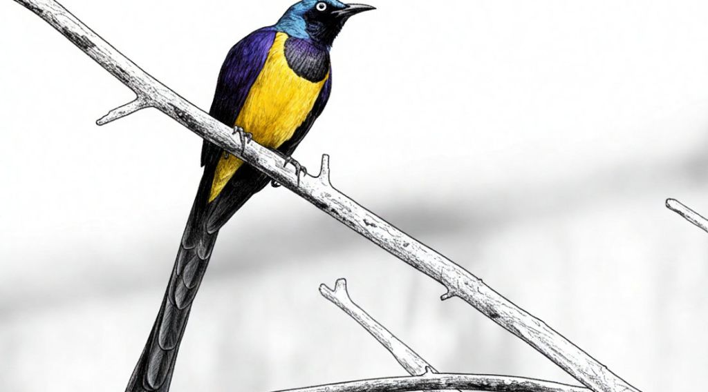 The Golden-Breasted Starling: Nature's Disco Ball with a PhD in Being Fabulous