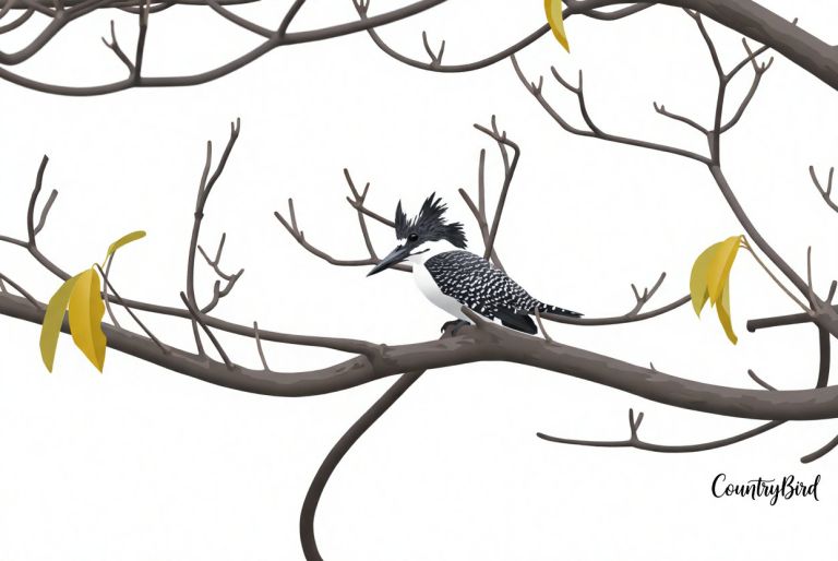 The Crested Kingfisher: The River's Punk Rock Boss in a Tuxedo