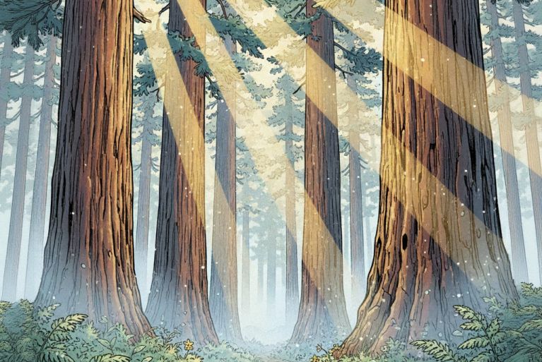 Spring Equinox, Morning Mist